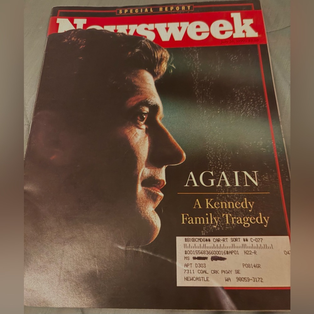 John F Kennedy Jr. Newsweek magazine